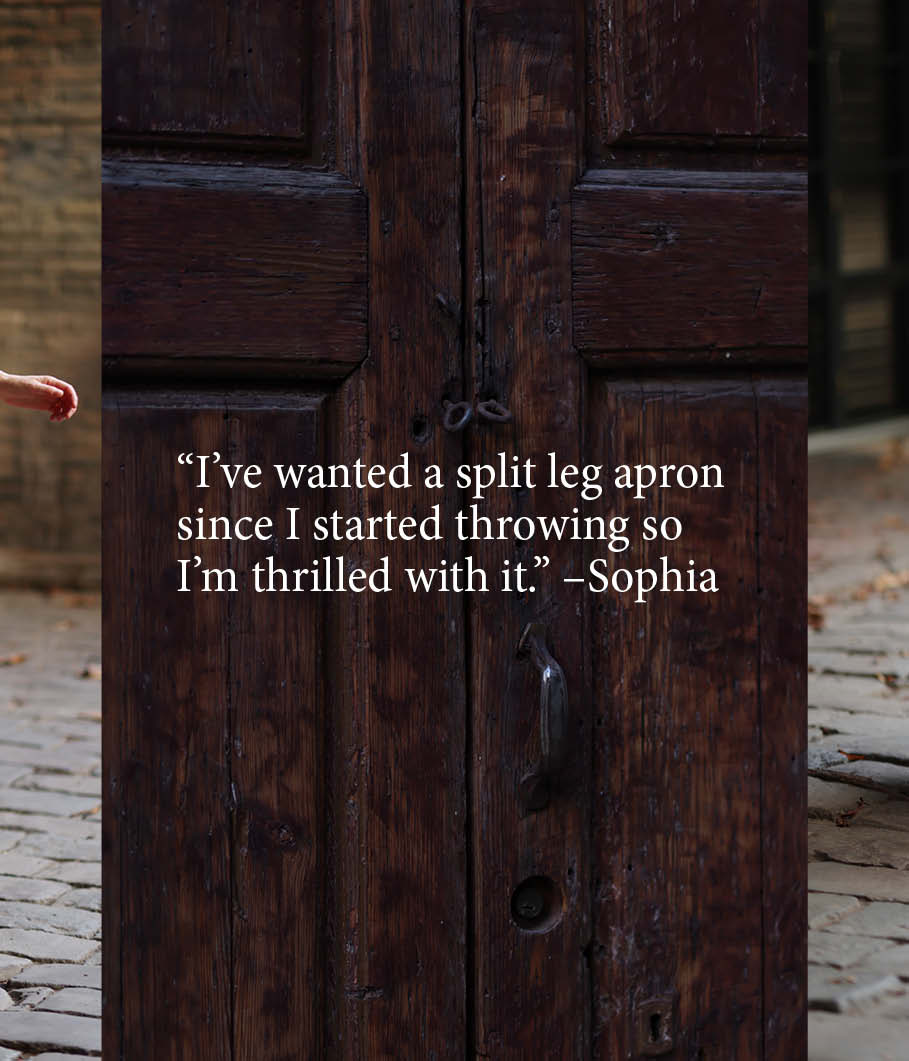 Mudthing  Delantal de lino, diseño ligero